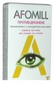 АФОМИЛ капки за очи против дразнене флакон 0,5 ml 10 дози Afomill 