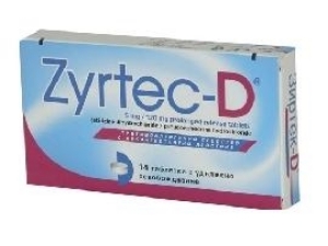 ЗИРТЕК -  D  5 mg /120 mg  табл. x 14