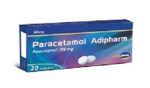 ПАРАЦЕТАМОЛ табл. 500 мг.  20 Paracetamol Adipharm