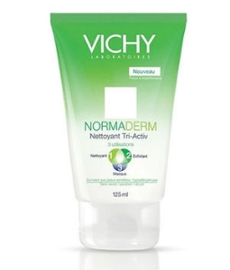 VICHY NORMADERM TRI  ACTIV  3 в 1 гел ексфолиант маска 125 ml