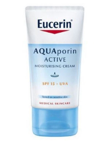 Eucerin AQUAporin ACTIVE SPF 15 +  UVA хидратиращ крем с SPF 15 40 ml