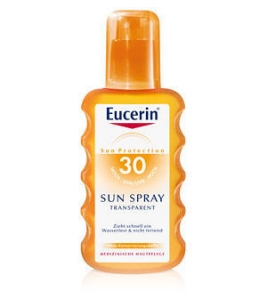 Eucerin Прозрачен слънцезащитен спрей SPF 30  200 ml