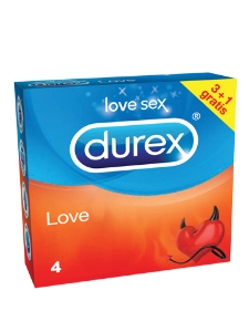 Презервативи  DUREX  Love  4  бр.