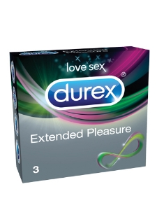 Презервативи  DUREX  Extended Pleasure  3  бр.