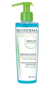 BIODERMA SEBIUM  ГЕЛ-ПЯНА измиваща 200 ml