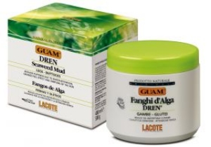 GUAM  SEAWEED MUD DREN  Кал от водорасли за тяло с дрениращ ефект - 500г