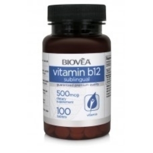 Biovea  Витамин  В12 500mcg 100 сублингв.табл.VITAMIN B12 (Methylcobalamin)