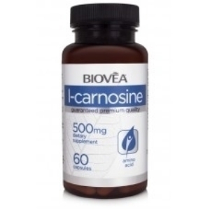 Biovea  Л-Карнозин  500mg 60  вег. kaпс.Biovea L-CARNOSINE