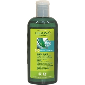 LOGONA Био Масажно  масло за тяло Алое и Върбинка  200 ml  Organic Aloe & Verbena Body Oil 