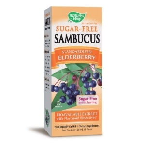 САМБУКУС БЕЗ ЗАХАР СИРОП 120 ml Nature's Way Sambucus Sugar-Free Syrup