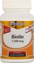 БИОТИН  7500 mcg   60  табл. Vitacost Biotin