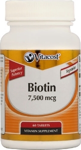 БИОТИН  7500 mcg   60  табл. Vitacost Biotin