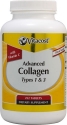 КОЛАГЕН  тип 1 и 3  с витамин С  6000 mg   252 табл. Vitacost Advanced Collagen Type 1 & 3 with Vitamin C   