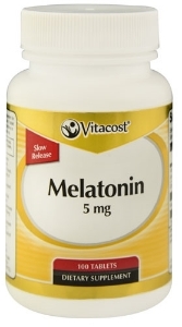 МЕЛАТОНИН  5 mg 100  табл. Vitacost Melatonin Slow Release 