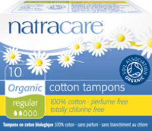 Natracare  Organic Cotton  Тампони нормал х 10  