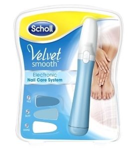 Scholl  АВТОМАТИЧНА  СИСТЕМА   ЗА НОКТИ  Velvet Smooth Electronic  Nail Care System  