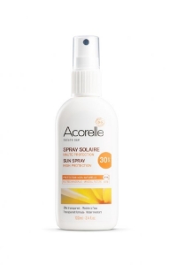 Acorelle  Био водоустойчив антиоксидантен слънцезащитен спрей, SPF30   100 ml 