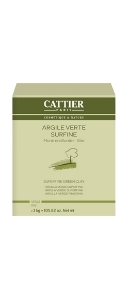 CATTIER Зелена свръхфина глина 1 kg  SUPERFINE GREEN CLAY  