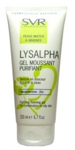 SVR  LYSALPHA GEL MOUSSANT Измиваща гел пяна за комбинирана към  мазна  кожа 200 ml