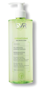 SVR  SEBIACLEAR EAU MICELLAIRE Мицеларна вода за мазна кожа 400 ml