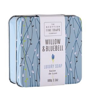 Scottish Fine Soaps  Сапун в мет. кутия Върба и Зюмбюл 100g  Willow & Bluebell Soap in a Tin