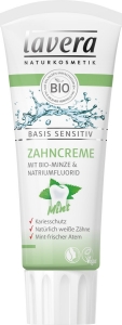 LAVERA  БИО  ПАСТА ЗА ЗЪБИ МЕНТА 75 ml Basis Sensitive Organic Toothpaste Mint with Fluoride 