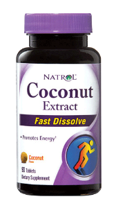 Natrol  Екстракт от Кокос Бързо разтворим 90 табл.  COCONUT  EXTRACT  FAST  DISSOLVE