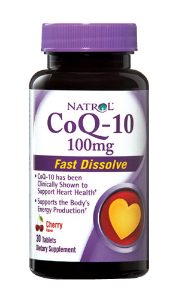 Natrol   Коензим Q-10 100mg  30   бързо разтв.  табл.CoQ-10 Fast Dissolve Cherry  