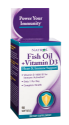 Natrol   Рибено масло + Витамин D3 90 гел капс. Natrol Fish Oil + Vitamin D3