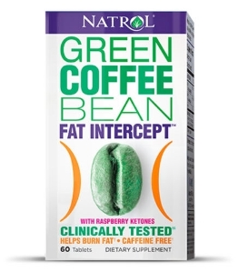 Natrol  ЗЕЛЕНО КАФЕ С МАЛИНОВИ КЕТОНИ 60 табл. Green Coffee Bean with Raspberry Ketones