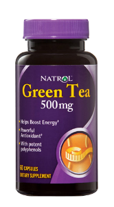 Natrol   Зелен чай 500mg 60 капс.Green Tea