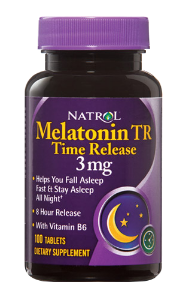 Natrol  Мелатонин 3mg 100 табл. с уд. освоб. Melatonin Time Release 