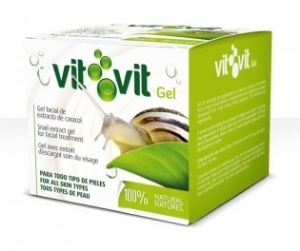 Гел за лице с натурална  охлювена  слуз  Vit Vit 50 ml  Snail Extract Facial Gel 100% natural  