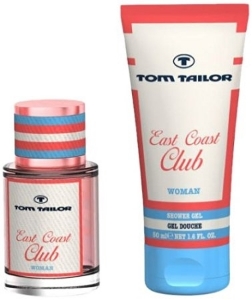 TOM TAILOR  Kомплект тоалетна вода  за  жени 30 ml  и душ гел 150 ml  East Coast Club Women Eau de Toilette 