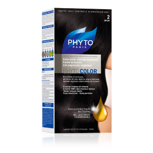 PHYTO COLOR  БОЯ ЗА КОСА  №2  КАФЯВО  COLORATION PERMANENTE 2 BRUN