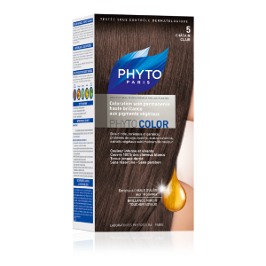 PHYTO COLOR БОЯ ЗА КОСА № 5 СВЕТЪЛ КЕСТЕН  COLORATION PERMANENTE 5 CHATAIN CLAIR 