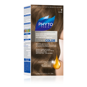 PHYTO COLOR БОЯ ЗА КОСА №7  РУСО  COLORATION PERMANENTE 7 BLOND