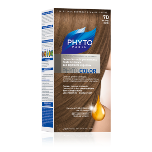 PHYTO COLOR БОЯ ЗА КОСА  №7D ЗЛАТИСТО РУСО  COLORATION PERMANENTE 7D BLOND DORÉ 