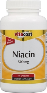 Ниацин  500 mg 100 капс. Vitacost Time Release Niacin