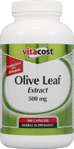 МАСЛИНА ЛИСТА  500 mg 60 капс.Vitacost Olive Leaf Extract - Standardized