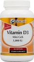 ВИТАМИН Д3 5000 IU 365 kaпс.Vitacost Vitamin D3