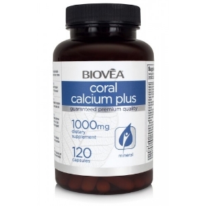 Biovea  КАЛЦИЙ КОРАЛОВ ПЛЮС  1000 mg 120 kaпс. CORAL CALCIUM PLUS               