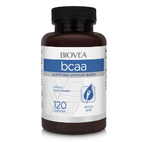 Аминокиселини BCAA  120 вег.капс. Biovea  Branched Chain Amino Acids 