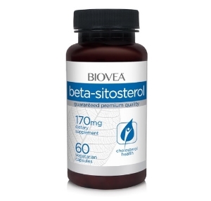 БЕТА - СИТОСТЕРОЛ  170mg 60 капс. Biovea  BETA-SITOSTEROL  