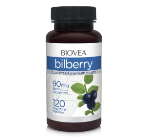 БИЛБЕРИ  90mg 120 капс.Biovea  BILBERRY