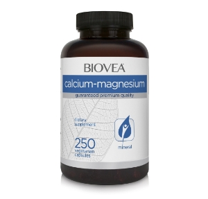 Калций + Магнезий 250  вег.капс.  Biovea  CALCIUM 1000mg MAGNESIUM 500mg