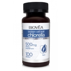 ХЛОРЕЛА  500 mg 100 вег.капс.Biovea  CHLORELLA 