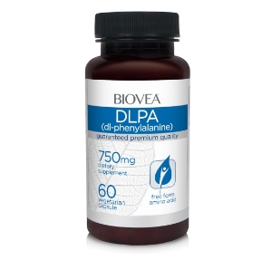 DL-фенилаланин  750mg 60 вег.капс. Biovea  DL-PHENYLALANINE (DLPA) 