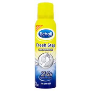 Scholl ДЕЗОДОРАНТ СПРЕЙ ЗА КРАКА против потене 150 ml 	Scholl Fresh Step Anti-Perspirant Foot Spray