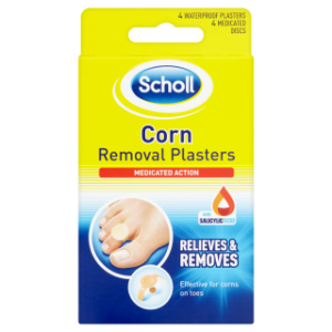 Scholl  Възглавнички  за  премахване  на мазоли 4 бр. Corn Removal Plasters